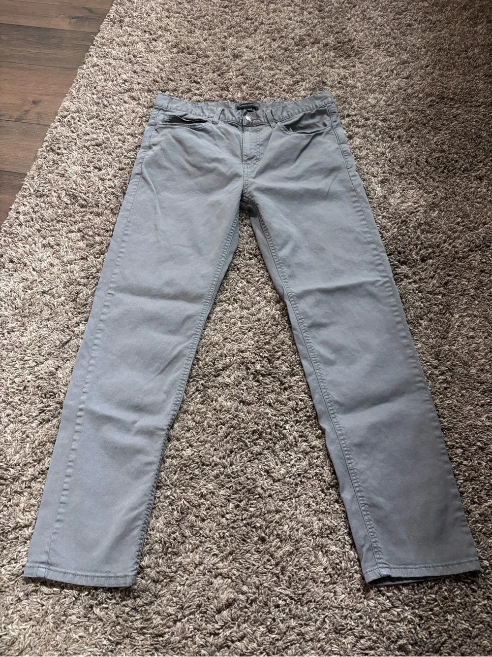 Banana Republic Men's Slim Straight Jeans - Light Gray